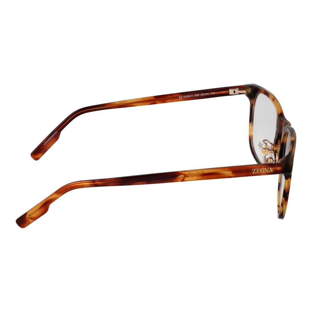 Monture de lunettes pour homme marron Ermenegildo Zegna