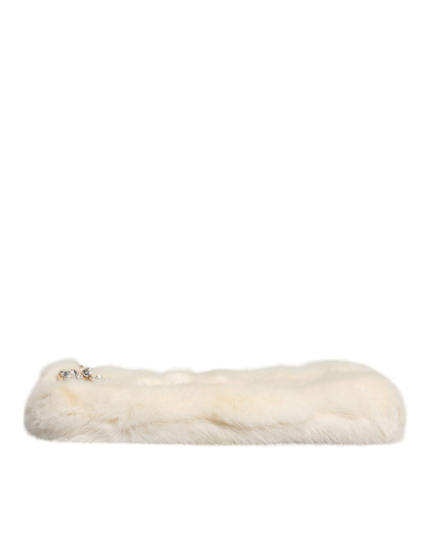 Sac à main en fourrure blanche Dolce & Gabbana