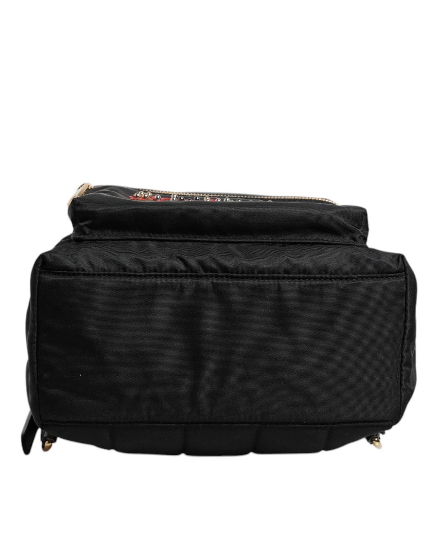 Sac à dos Dolce & Gabbana en nylon noir #DGFAMILY VULCANO orné