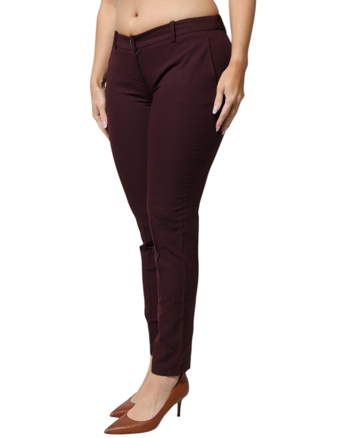 Aniye By Maroon Mid Waist Tapered Skinny Broekjurk