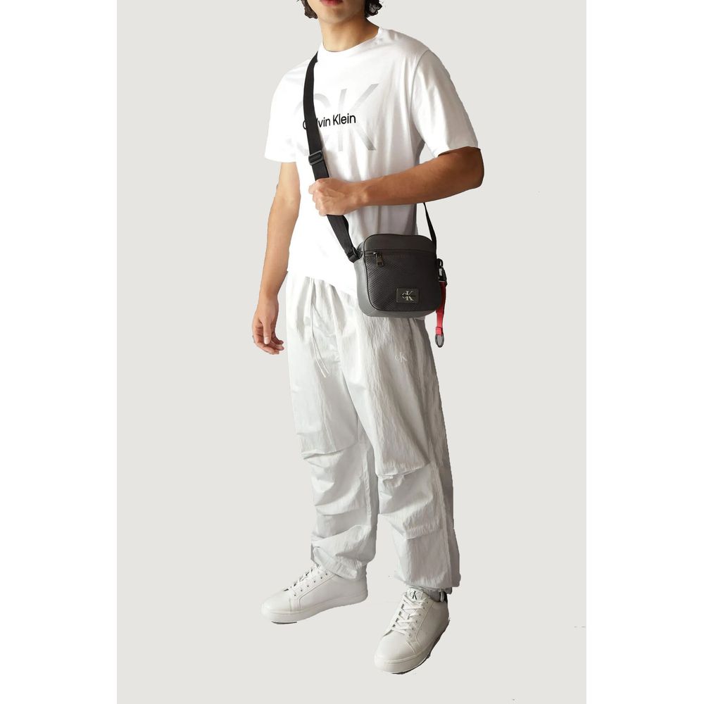 Sac messager Calvin Klein Jeans en polyester recyclé gris