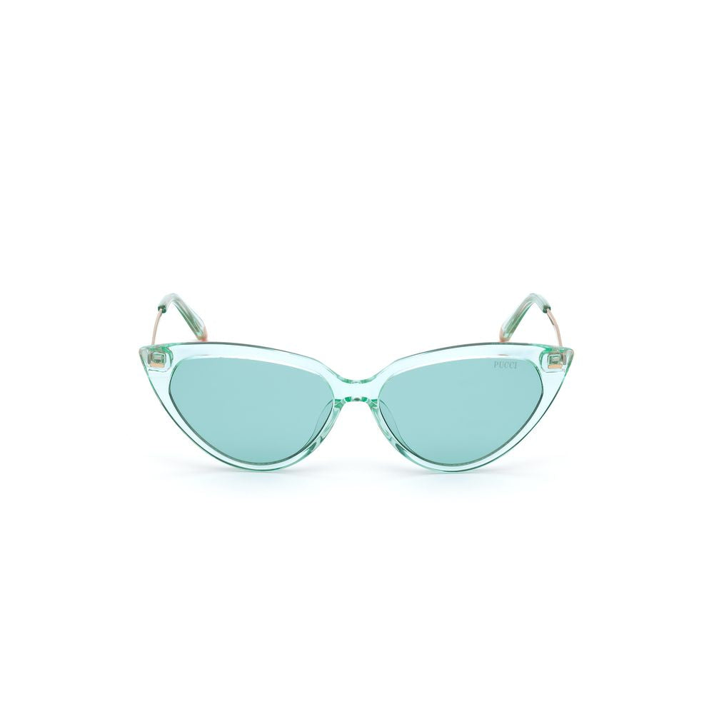Emilio Pucci Bruine Acetaat Zonnebril