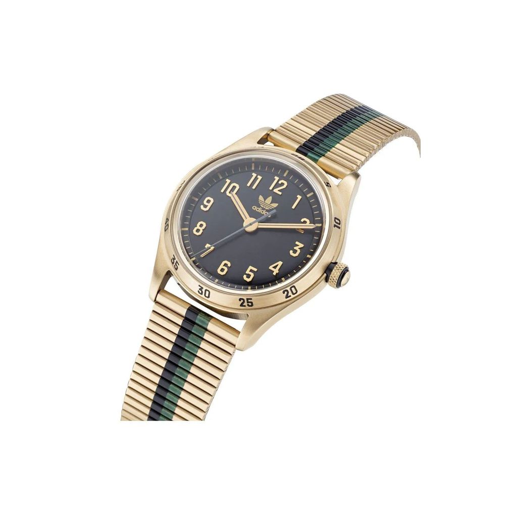 Montre Adidas en acier inoxydable doré