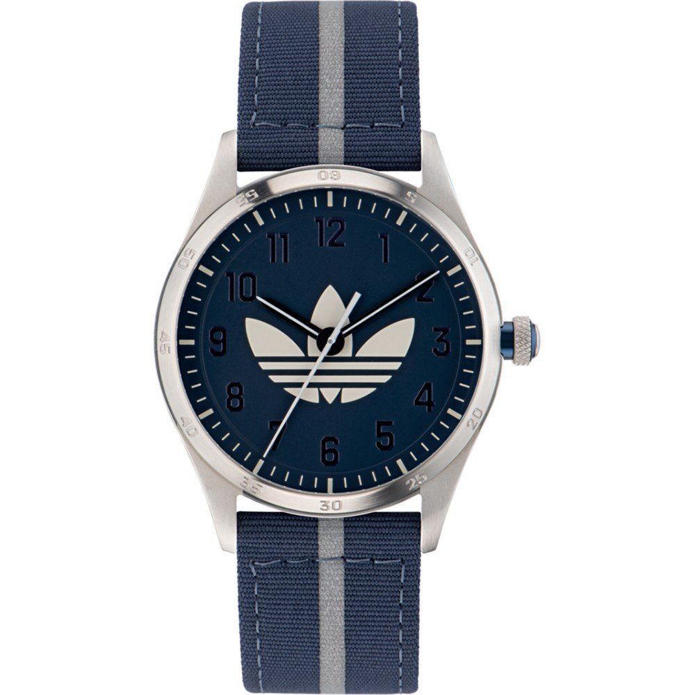 Montre Adidas en tissu bleu