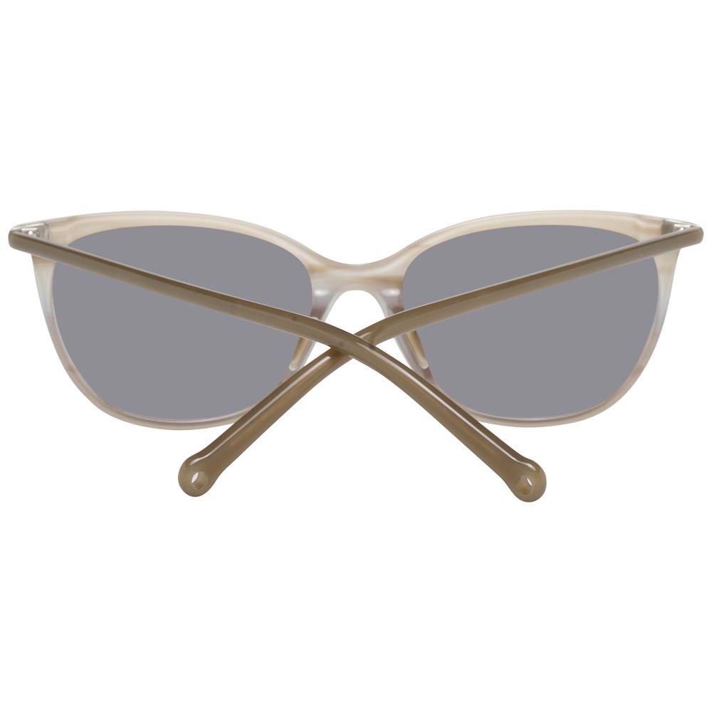 Lunettes de soleil en plastique marron Hally&Son