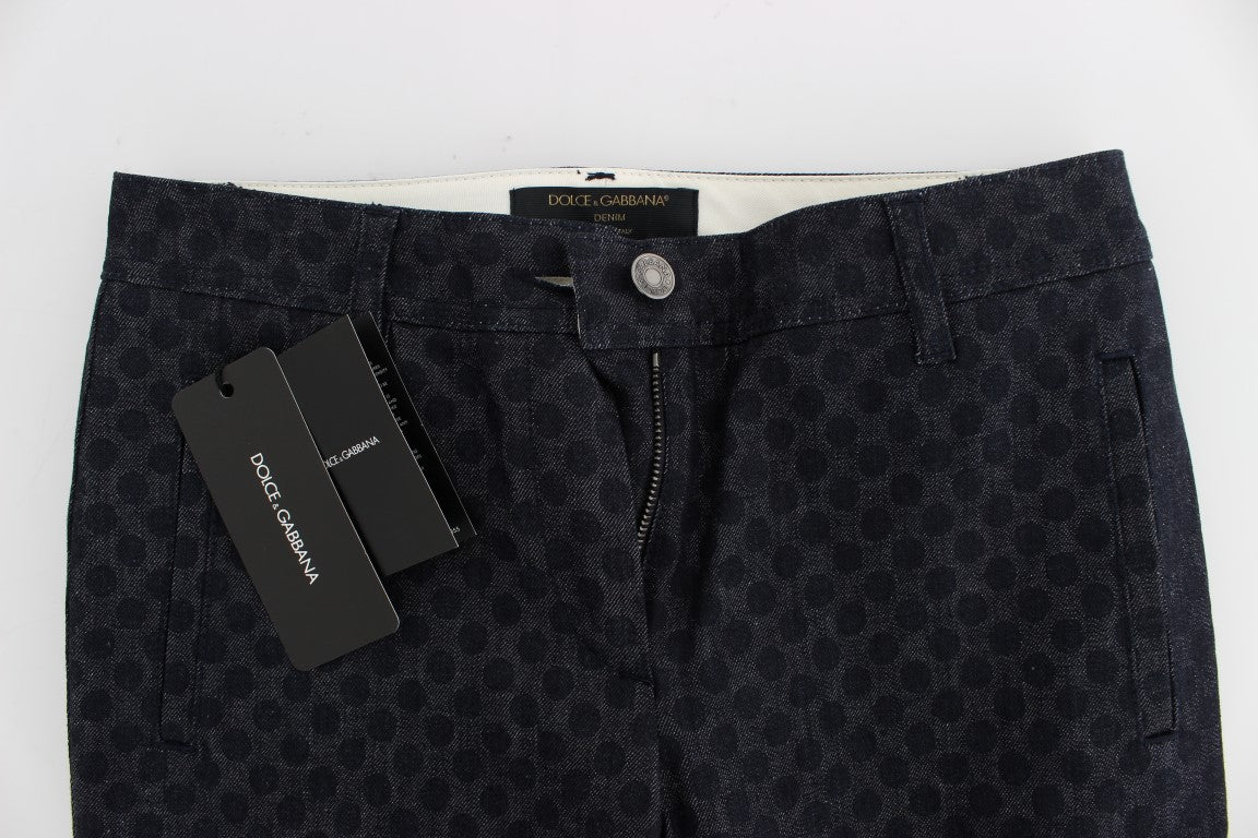Jeans capri slim à pois de Dolce & Gabbana