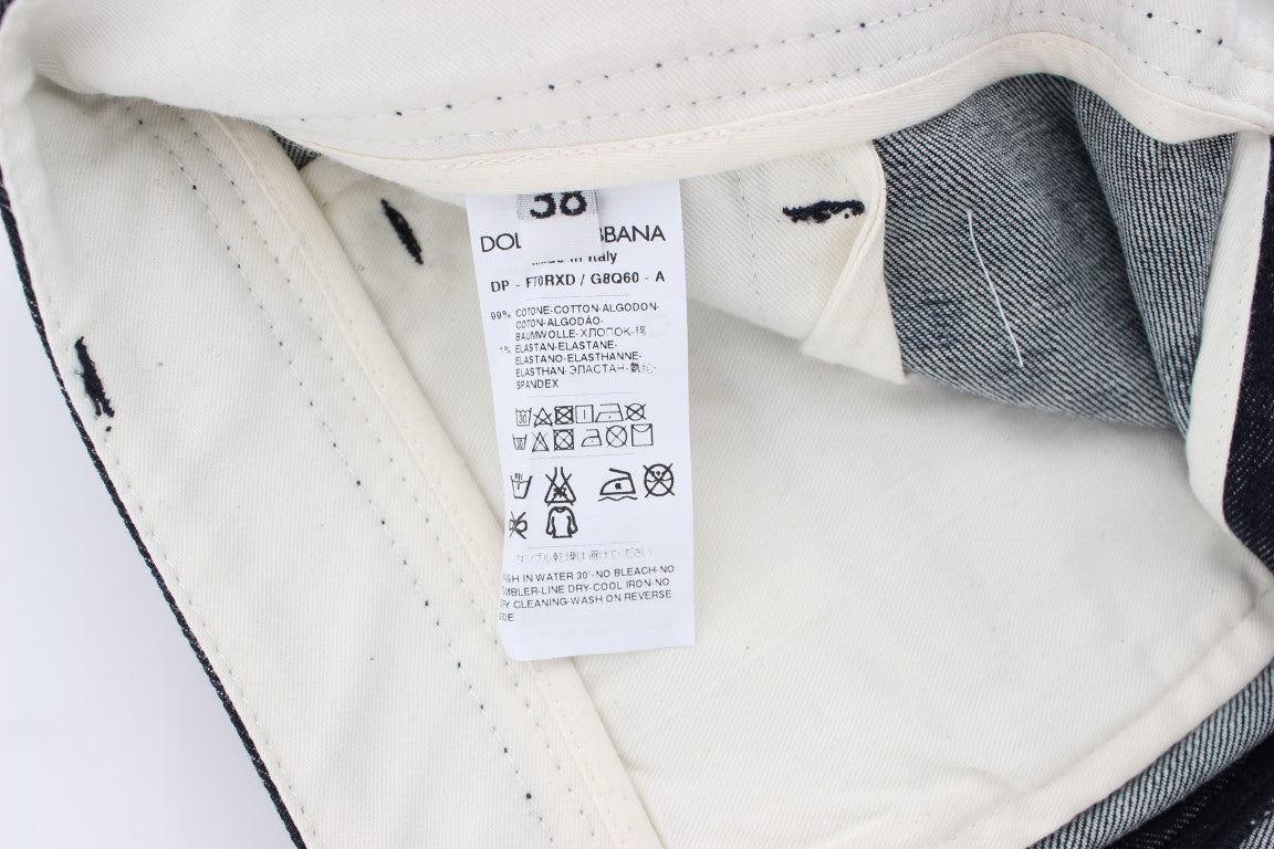 Jeans capri slim à pois de Dolce & Gabbana