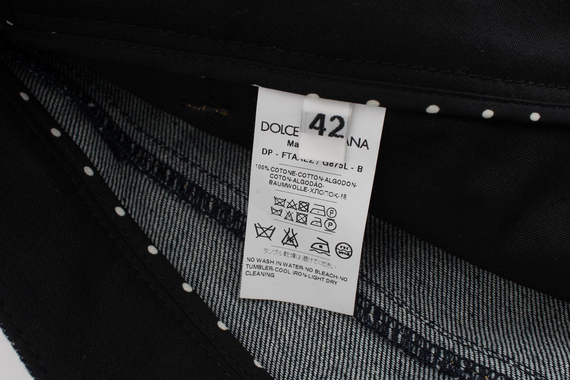 Jeans torero Capri en coton et denim bleu de Dolce & Gabbana