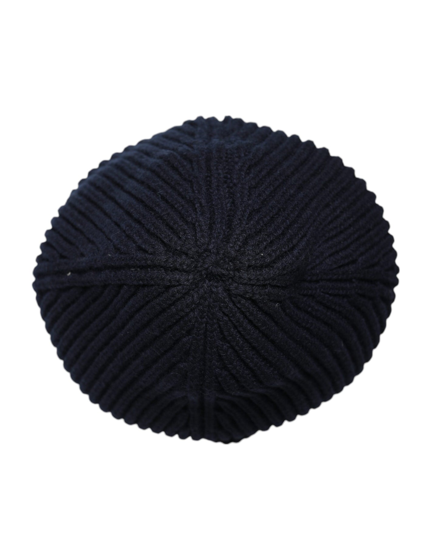 Bonnet d'hiver tricoté en cachemire noir Dolce & Gabbana