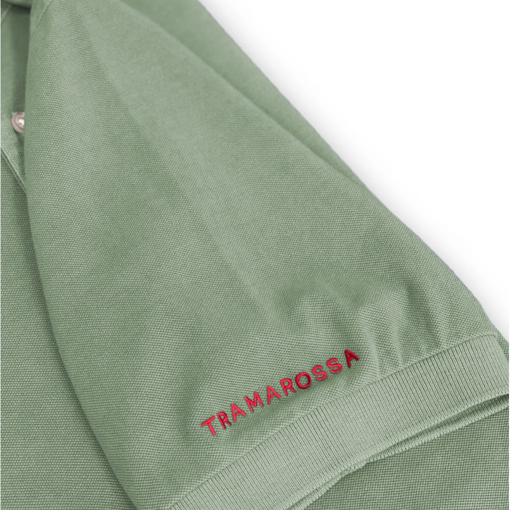 Tamarossa groene katoenen poloshirt