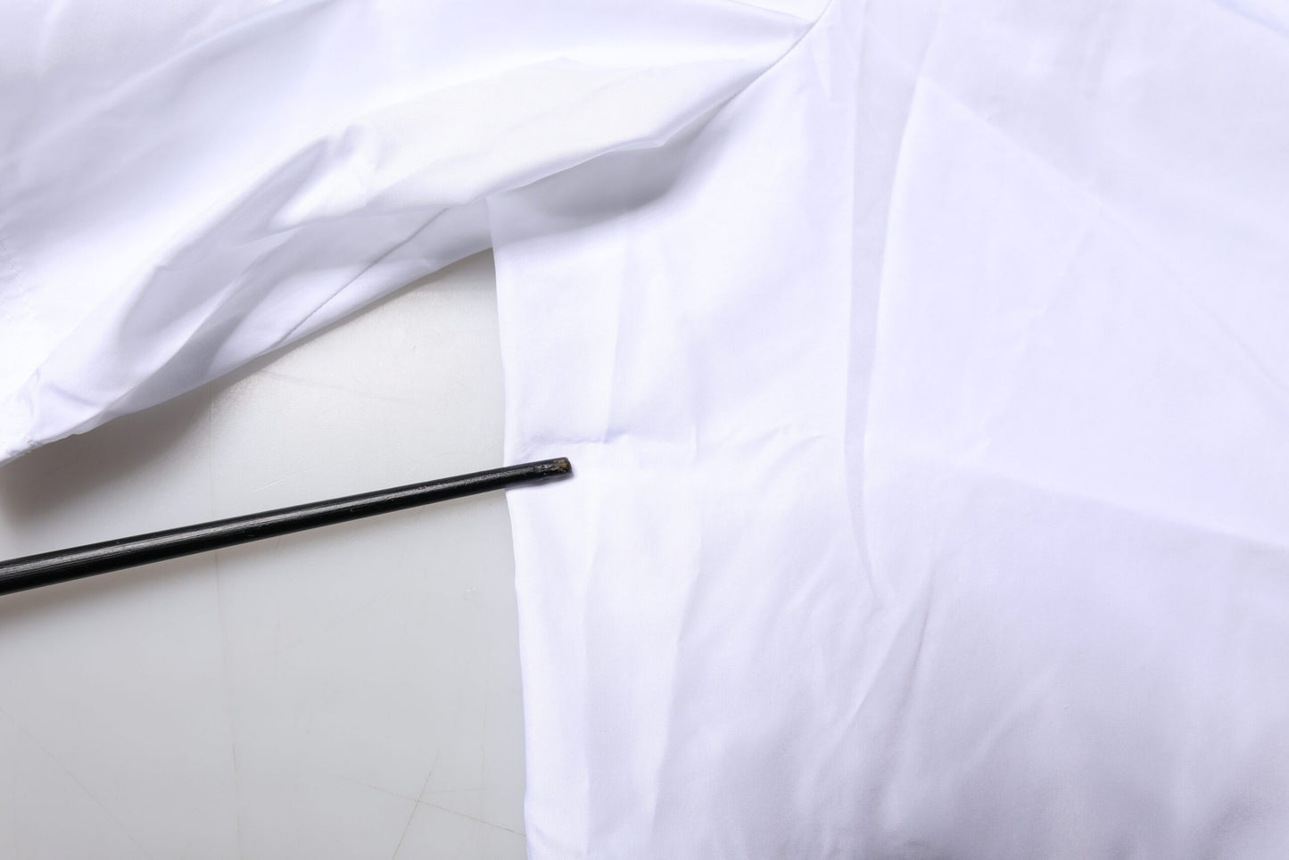 Short de bain rayé blanc Dolce & Gabbana, ensemble 2 pièces.