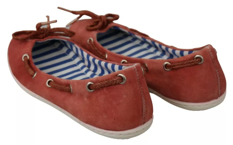 Pantofola D'Oro Coral Suède Loafers met Lacetjes en Boogje, Ballet Flats