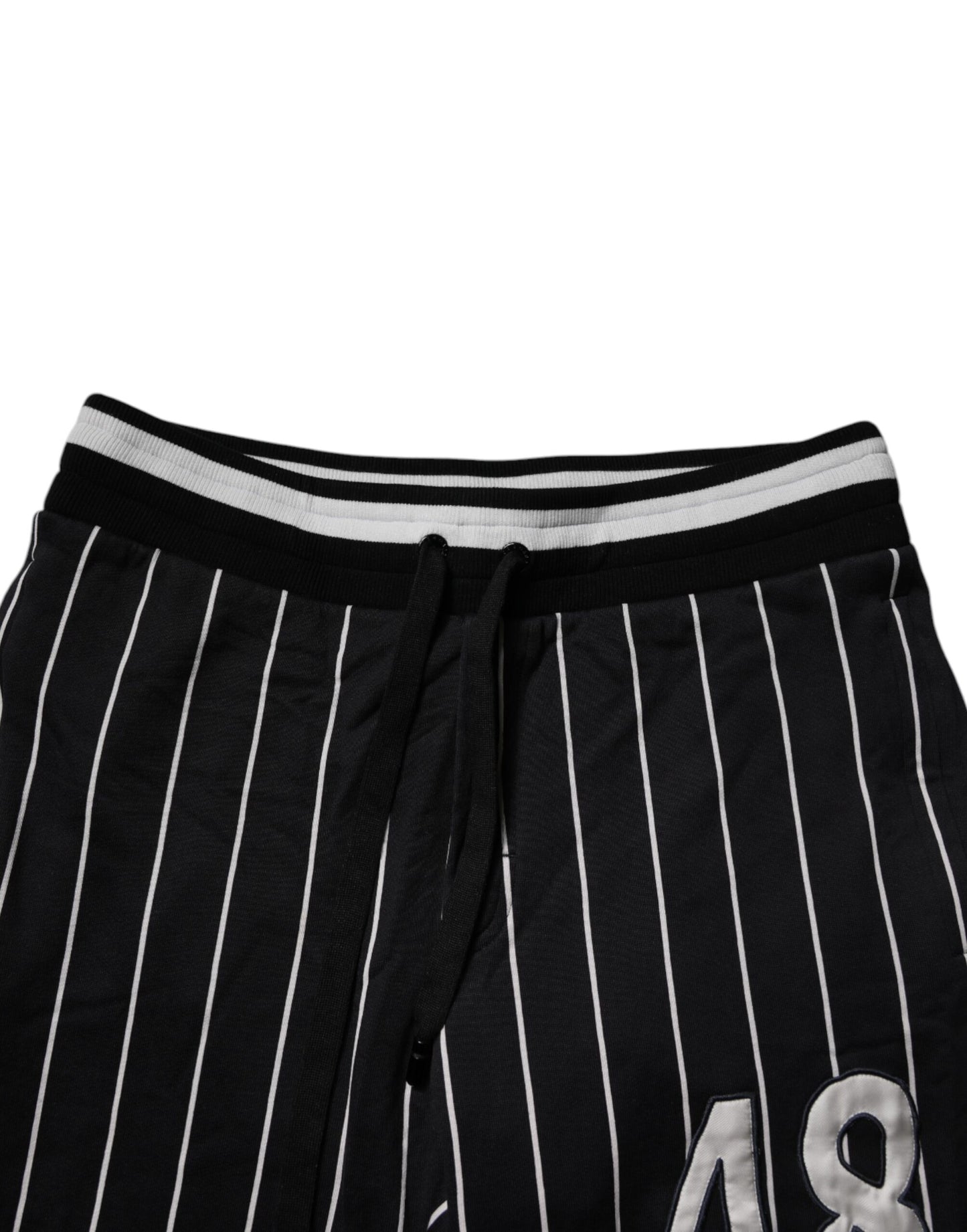 Pantalon de jogging Dolce & Gabbana rayé noir et blanc
