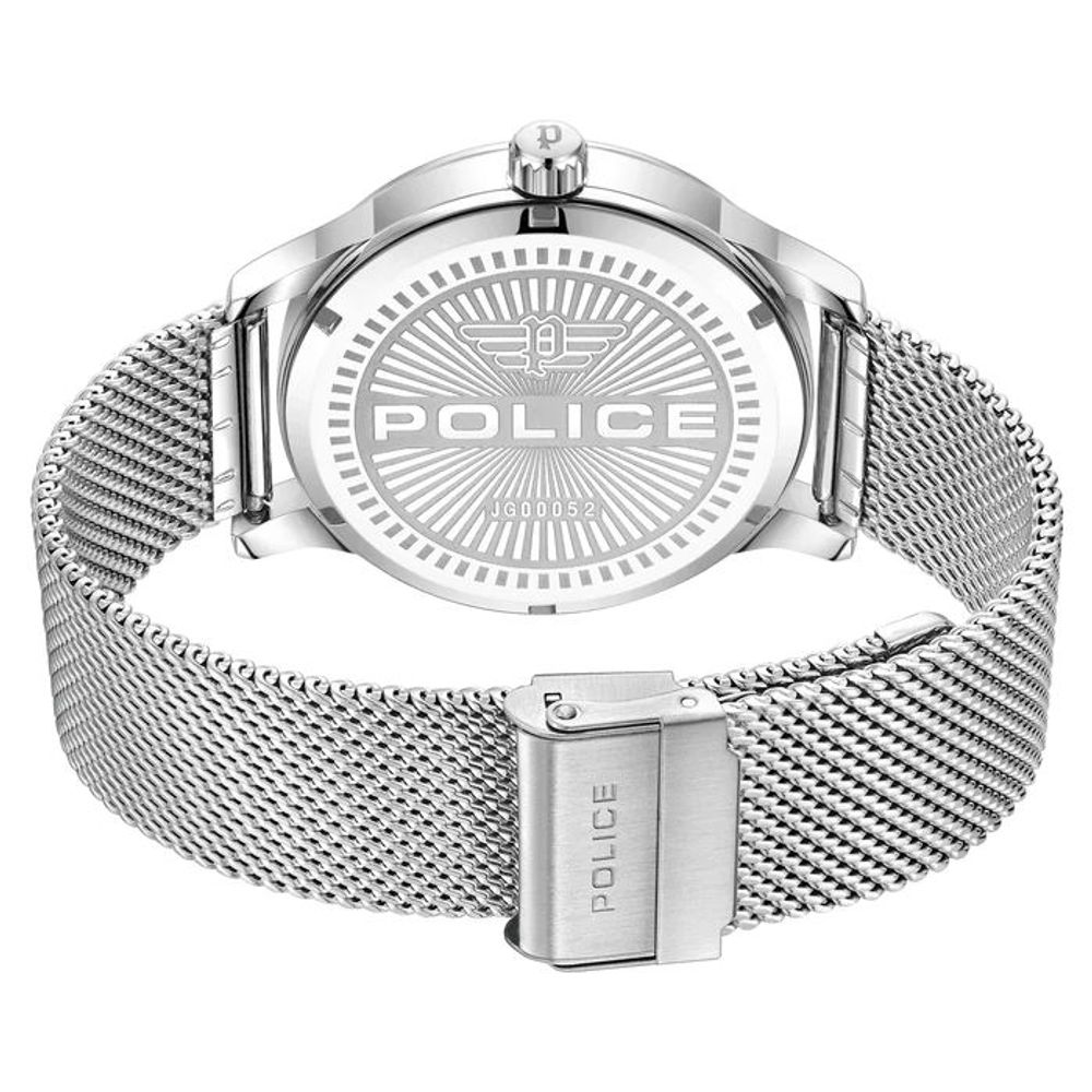 Montre Police en acier inoxydable gris