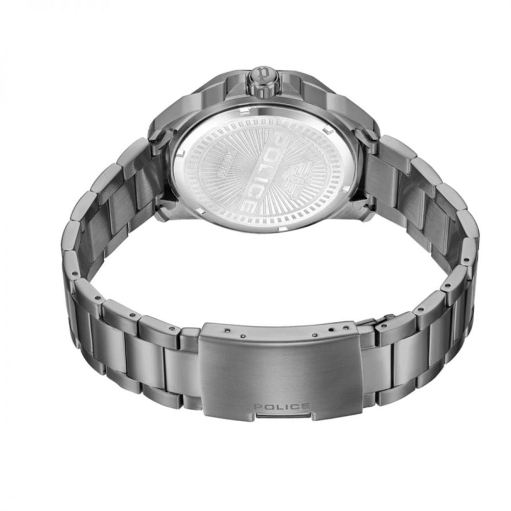Montre Police en acier inoxydable gris