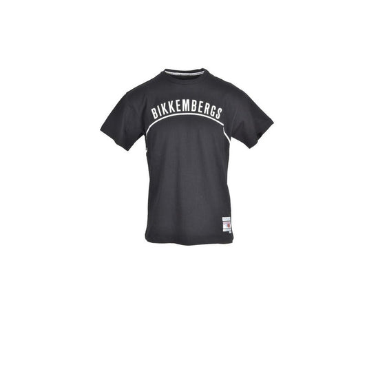 T-shirt en coton noir de Bikkembergs