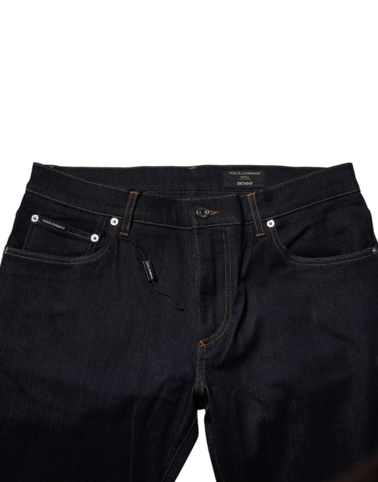 Jeans skinny en coton stretch noir pour homme de Dolce & Gabbana