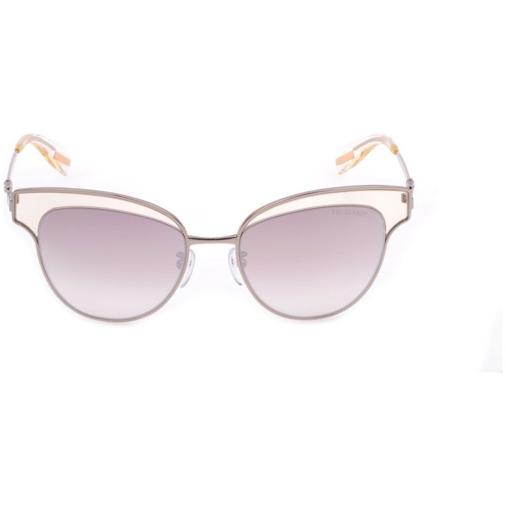 Lunettes de soleil Trussardi en métal argenté