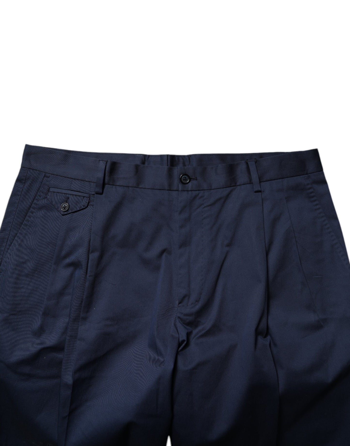 Short bermuda homme en coton bleu foncé taille mi-hauteur Dolce & Gabbana