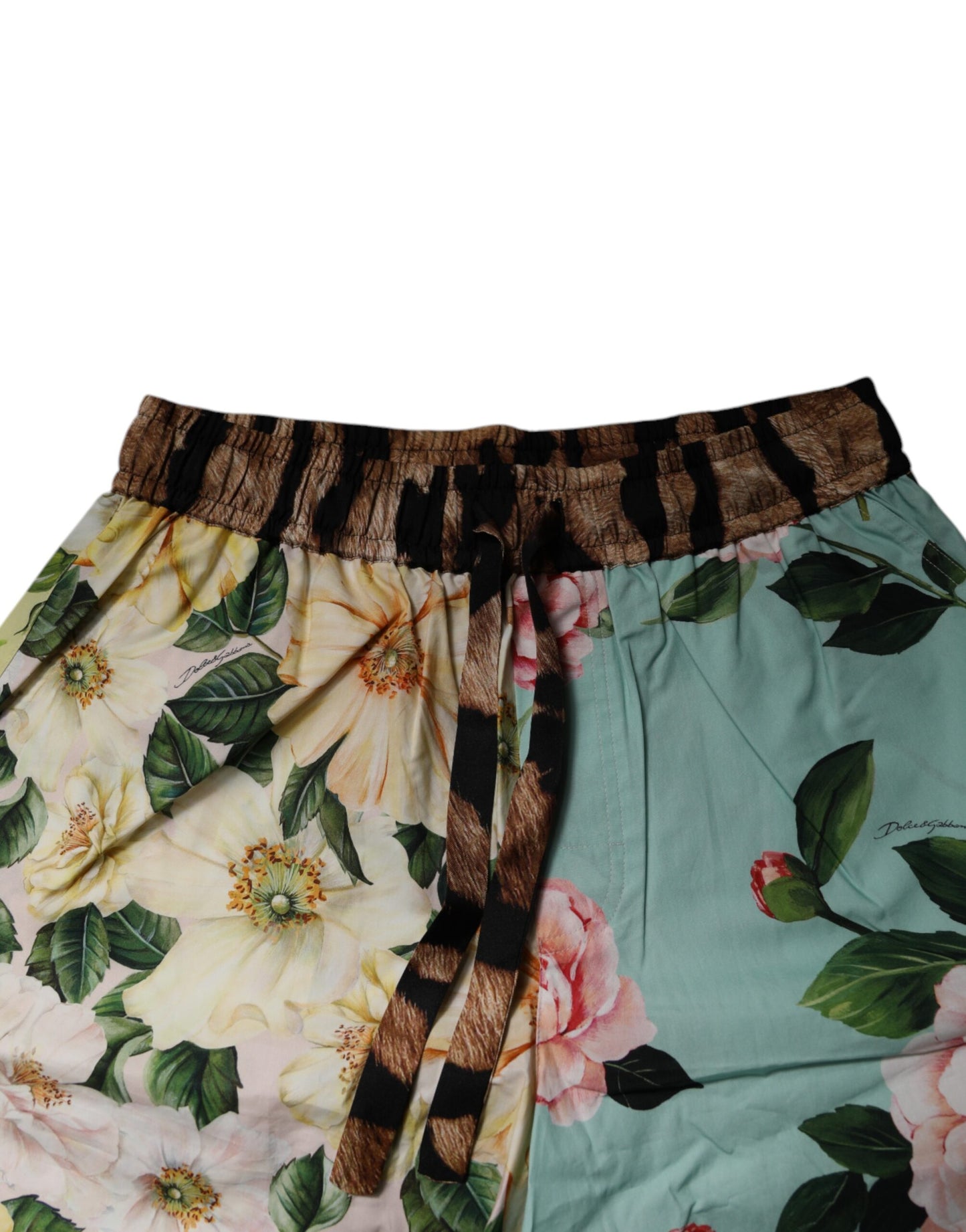 Short de bain bermuda pour homme Dolce & Gabbana à imprimé floral multicolore