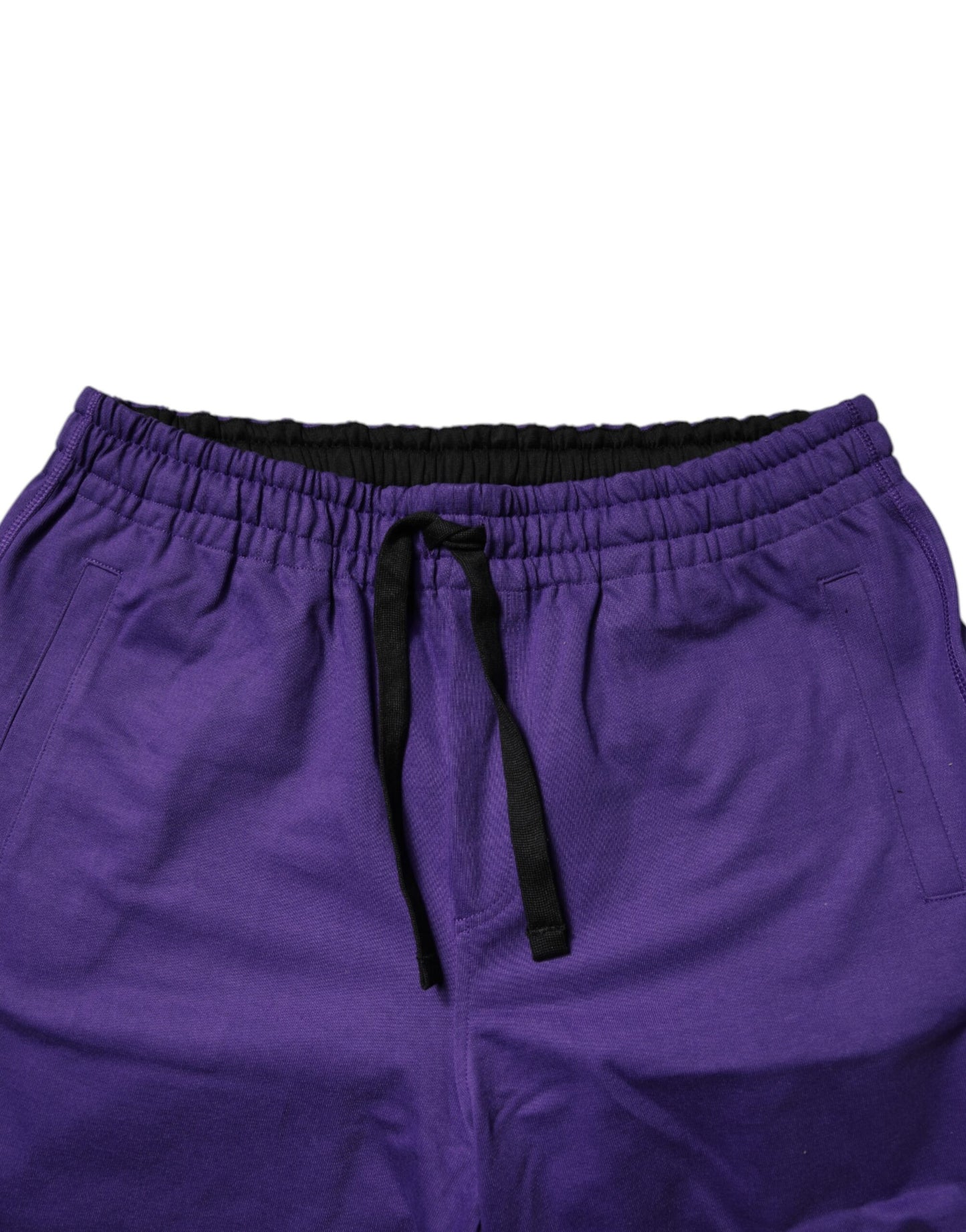 Shorts Bermuda en coton violet pour homme de Dolce & Gabbana