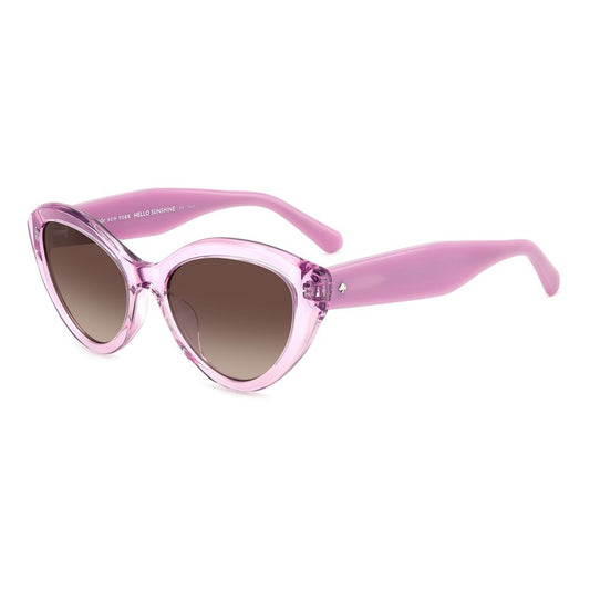 Lunettes de soleil en acétate violet Kate Spade