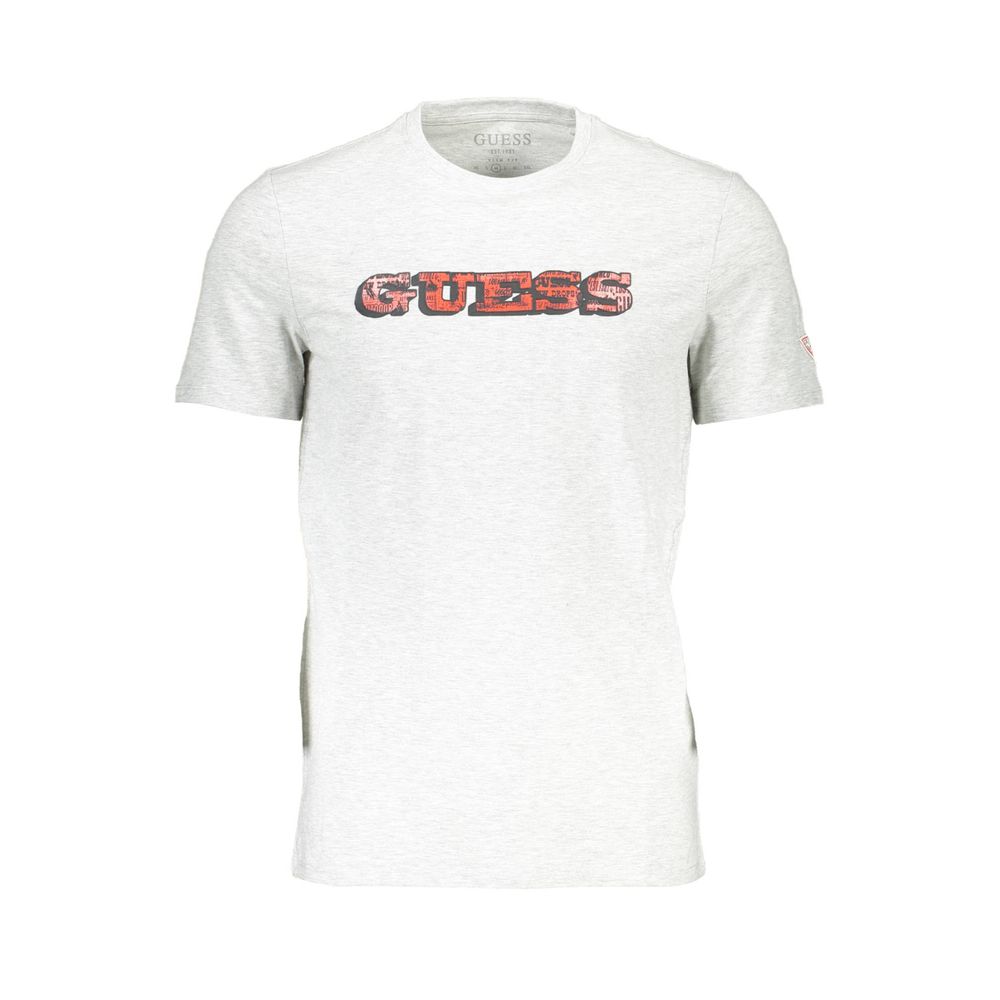 T-shirt homme en coton gris Guess Jeans