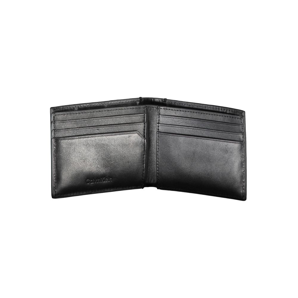 Portefeuille homme en cuir écologique noir Calvin Klein