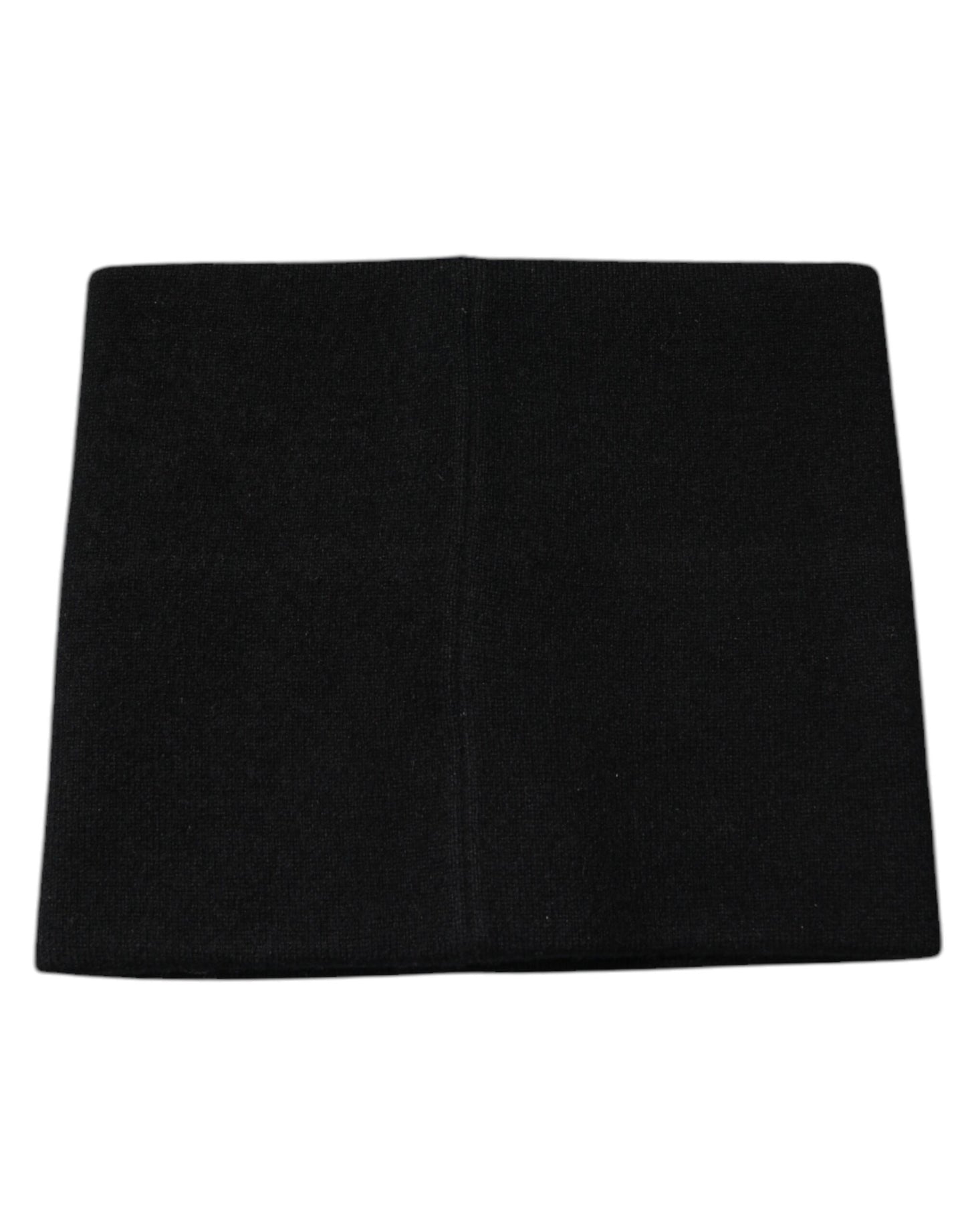 Dolce & Gabbana Zwarte Kasjmier DG Logo Vierkante Zakdoek Sjaal