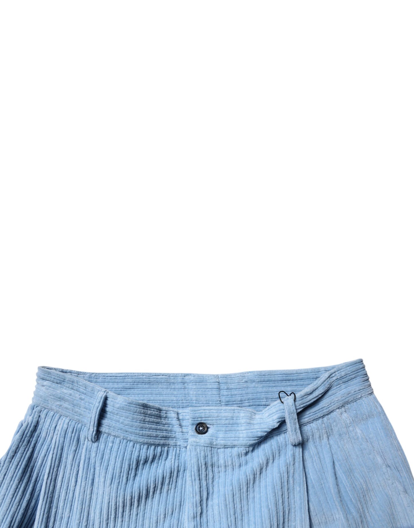 Dolce & Gabbana lichtblauwe corduroy spijkerbroek in skinny model, gemaakt van katoen.