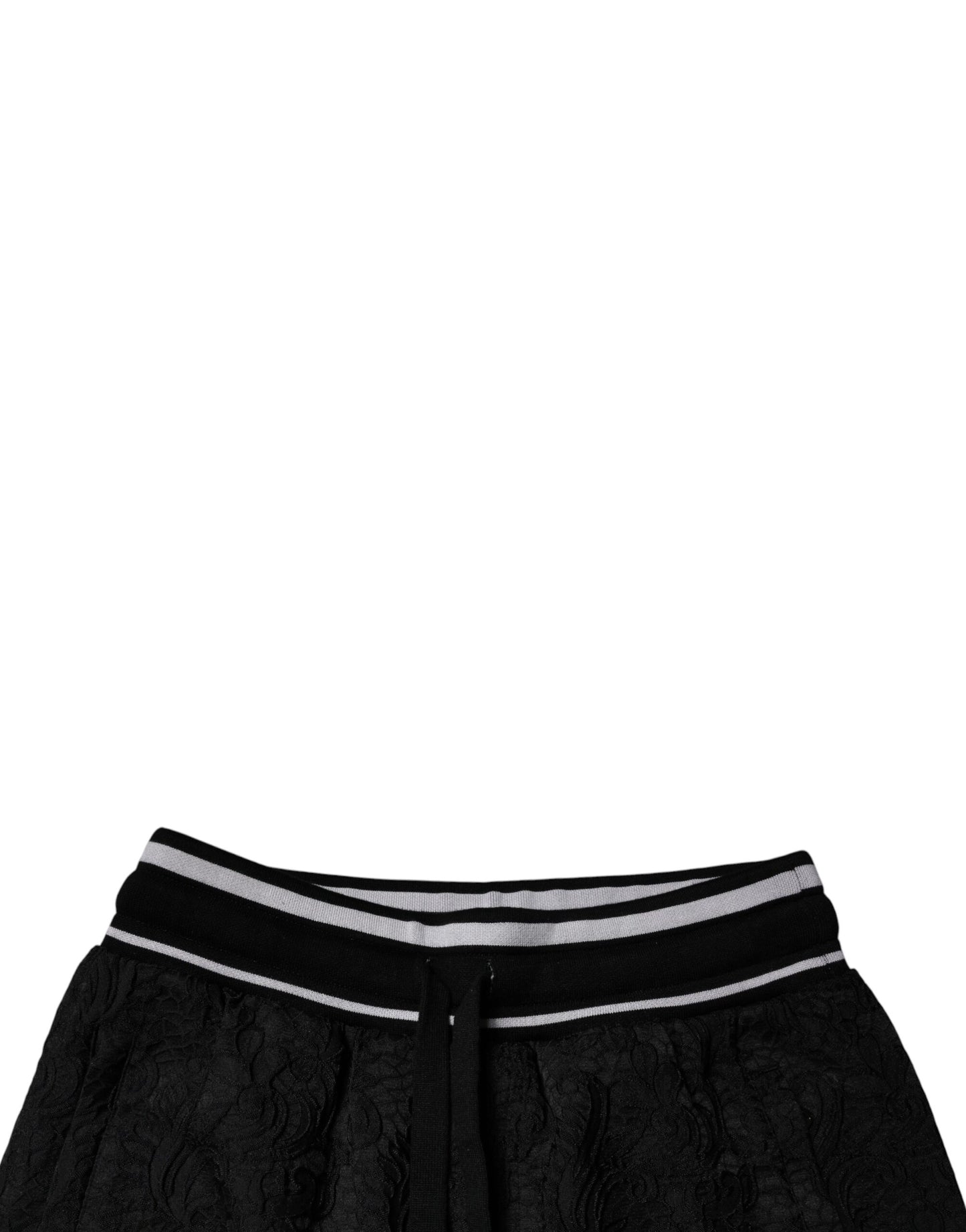 Dolce & Gabbana Zwarte Joggingbroek met Middelhoge Taille voor Heren