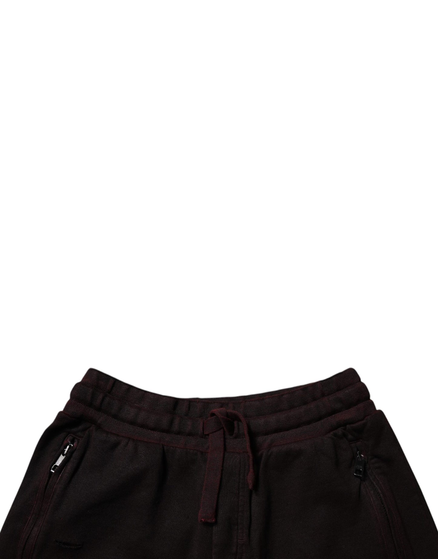 Shorts de survêtement en coton marron pour homme Dolce & Gabbana