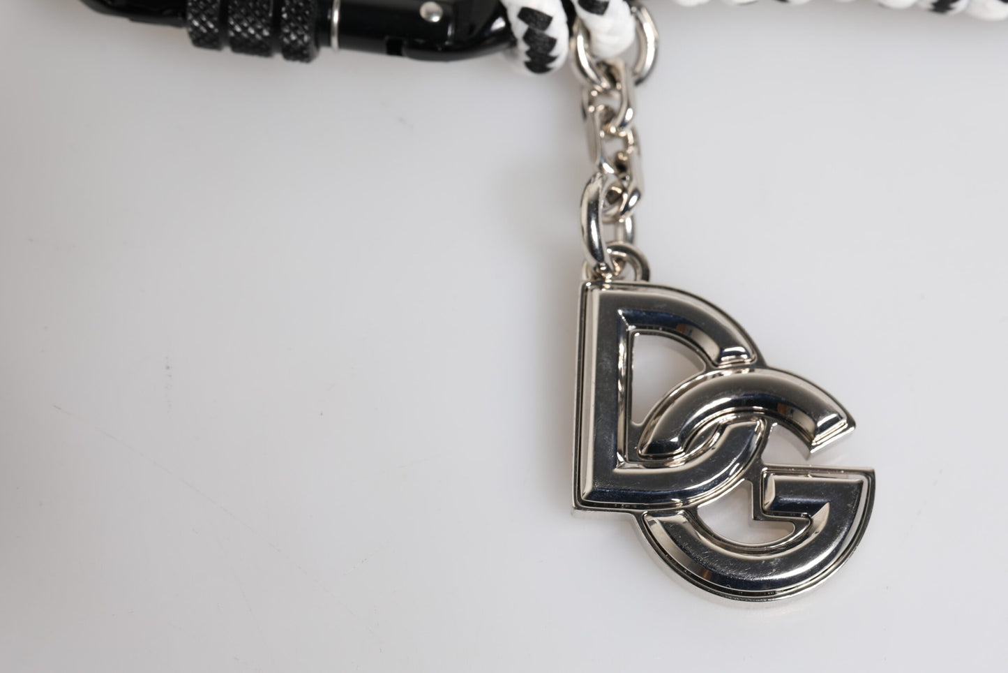 Dolce & Gabbana Multicolor Tape String DG Logo Sleutelhanger Polyester Sleutelhanger