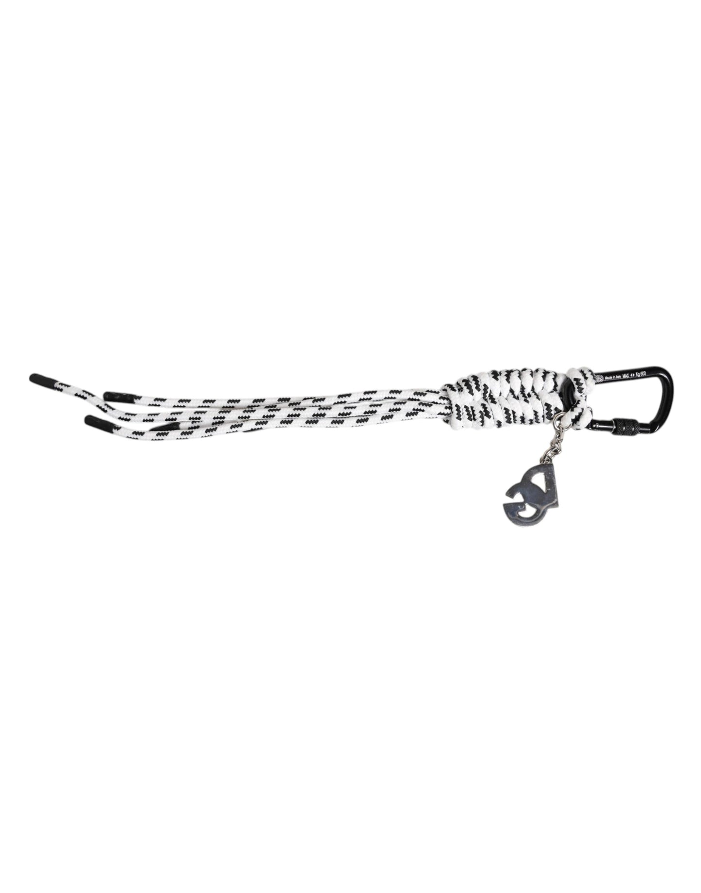 Dolce & Gabbana Multicolor Tape String DG Logo Sleutelhanger Polyester Sleutelhanger