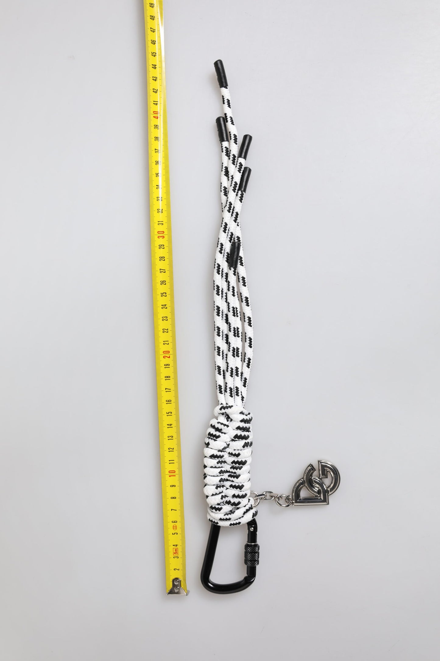 Dolce & Gabbana Multicolor Tape String DG Logo Sleutelhanger Polyester Sleutelhanger