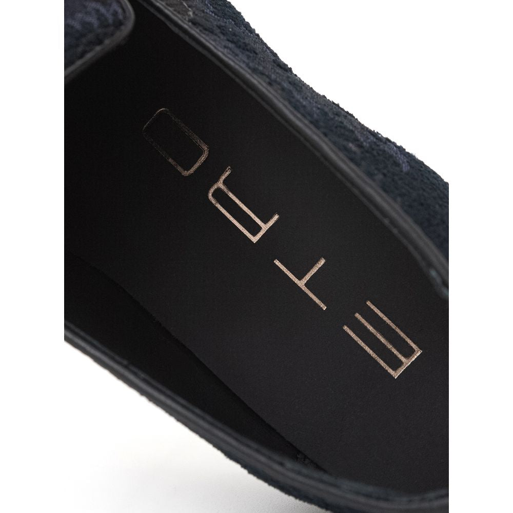Mocassins Etro en cuir bleu à enfiler