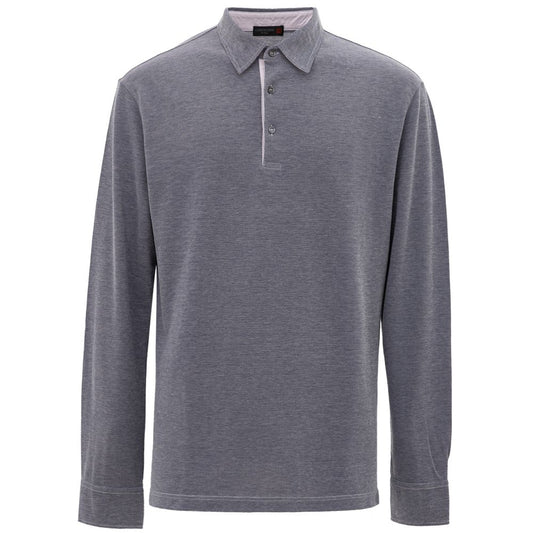 Corneliani blauw katoenen poloshirt