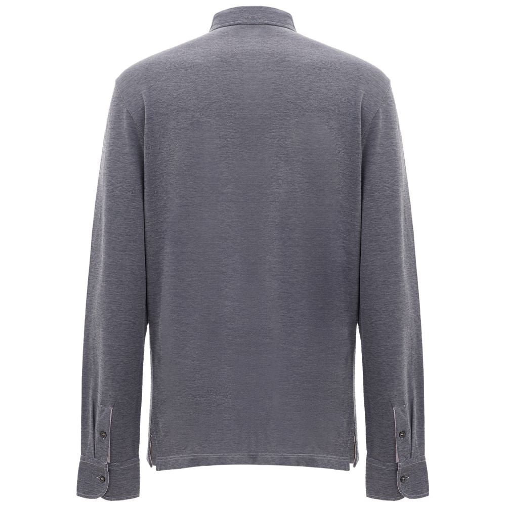 Corneliani blauw katoenen poloshirt