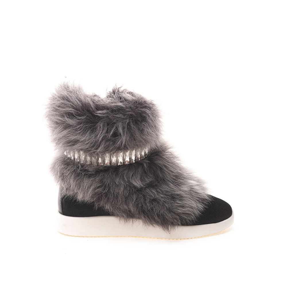 Baskets en néoprène noir de Giuseppe Zanotti