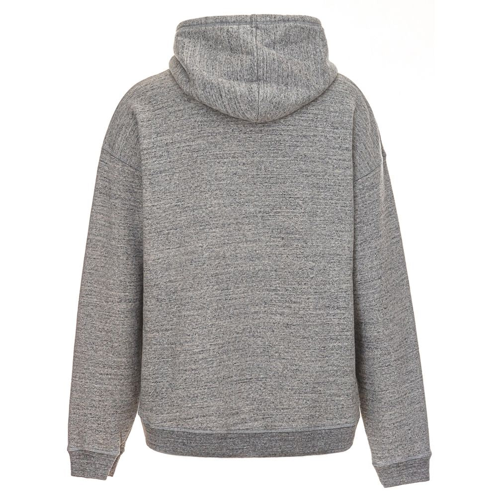 Sweat à capuche gris en coton Dsquared²