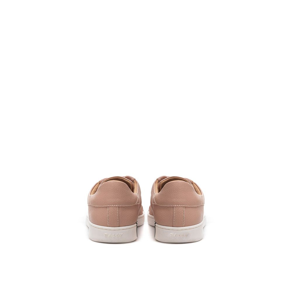 Baskets en cuir rose élégantes Bally pour femmes
