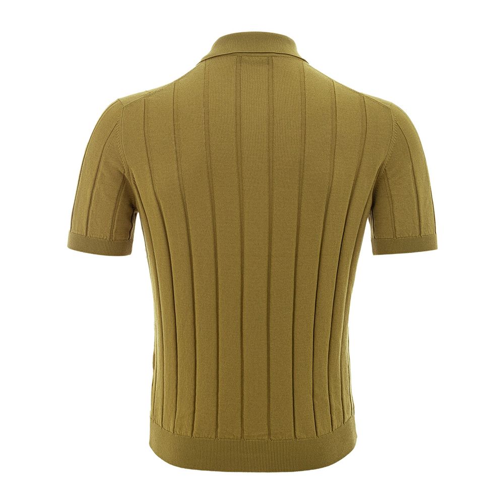 Gran Sasso Elegant Groen Katoenen T-Shirt voor Heren