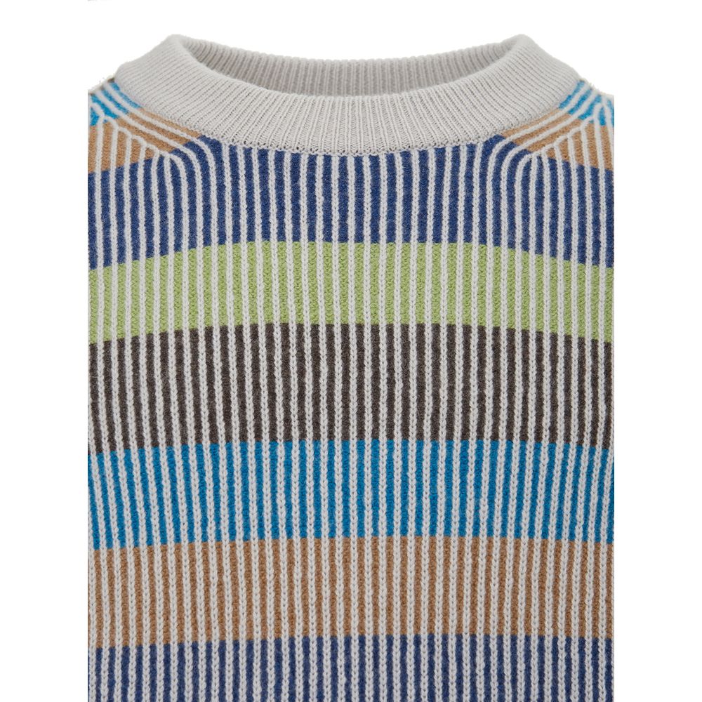 Gran Sasso Elegant Multicolor Cashmere Trui voor Heren