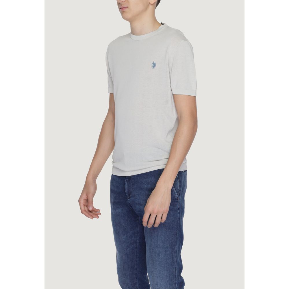 Pull en coton gris US POLO ASSN.