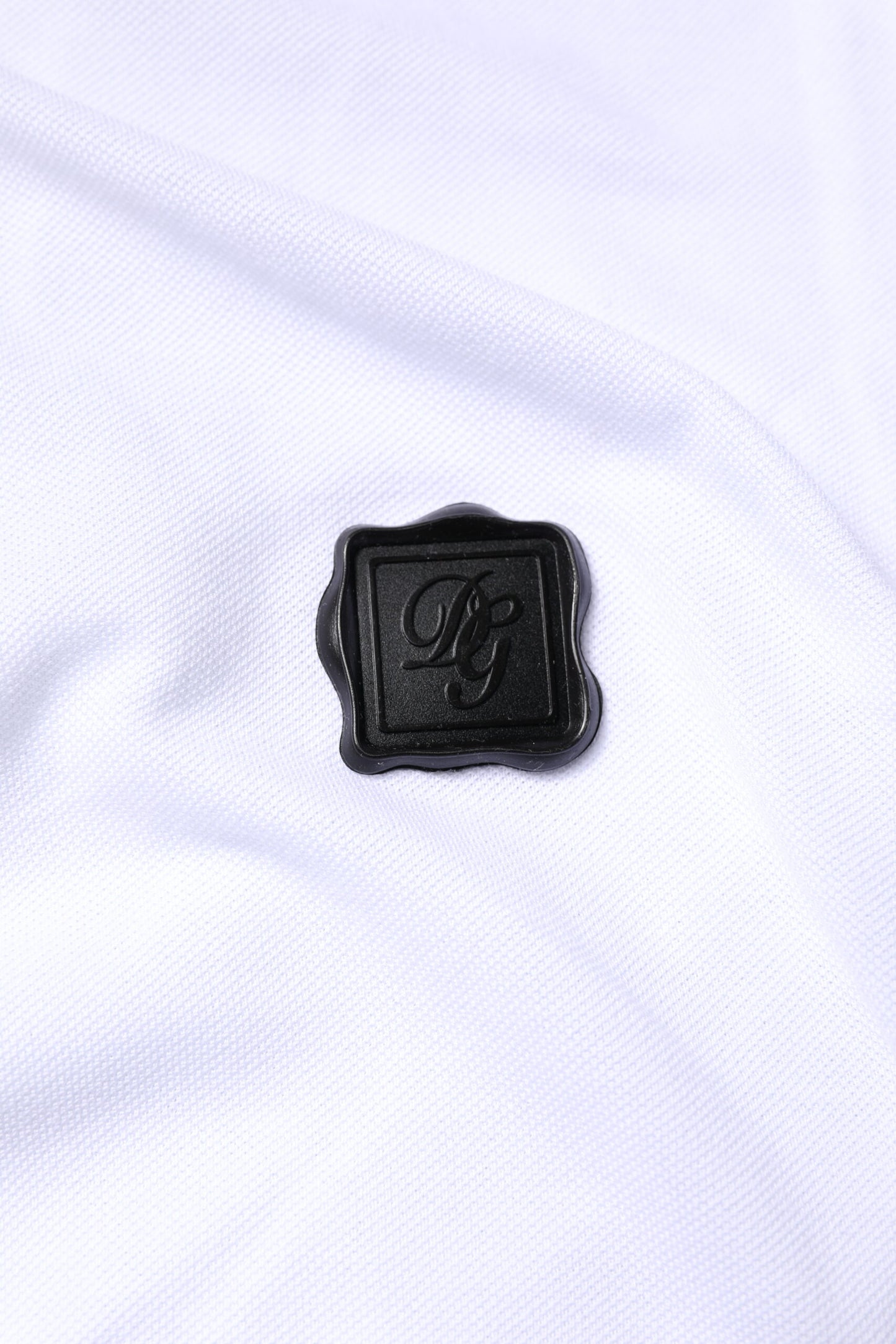 Dolce & Gabbana wit katoenen polo-shirt met logo en kraagje