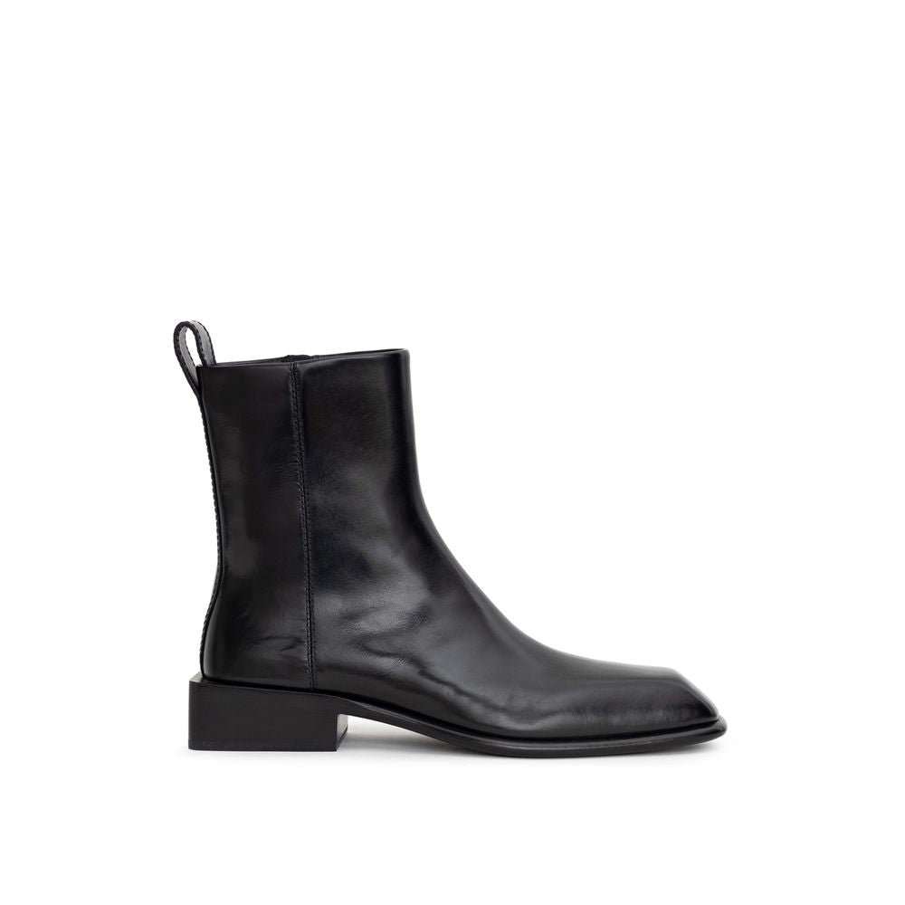 Botte en cuir noir d'Alexander Wang