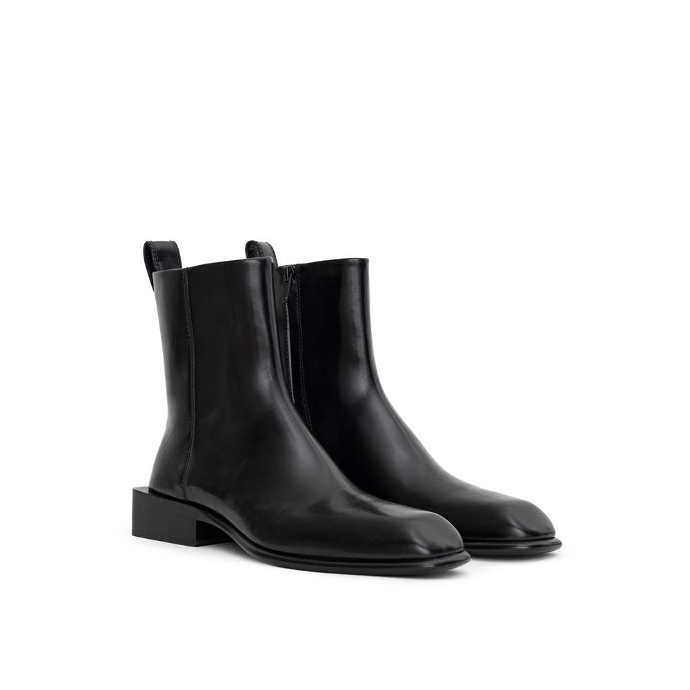 Botte en cuir noir d'Alexander Wang