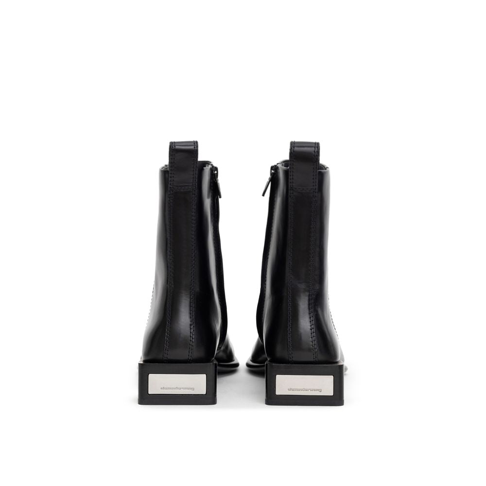 Botte en cuir noir d'Alexander Wang