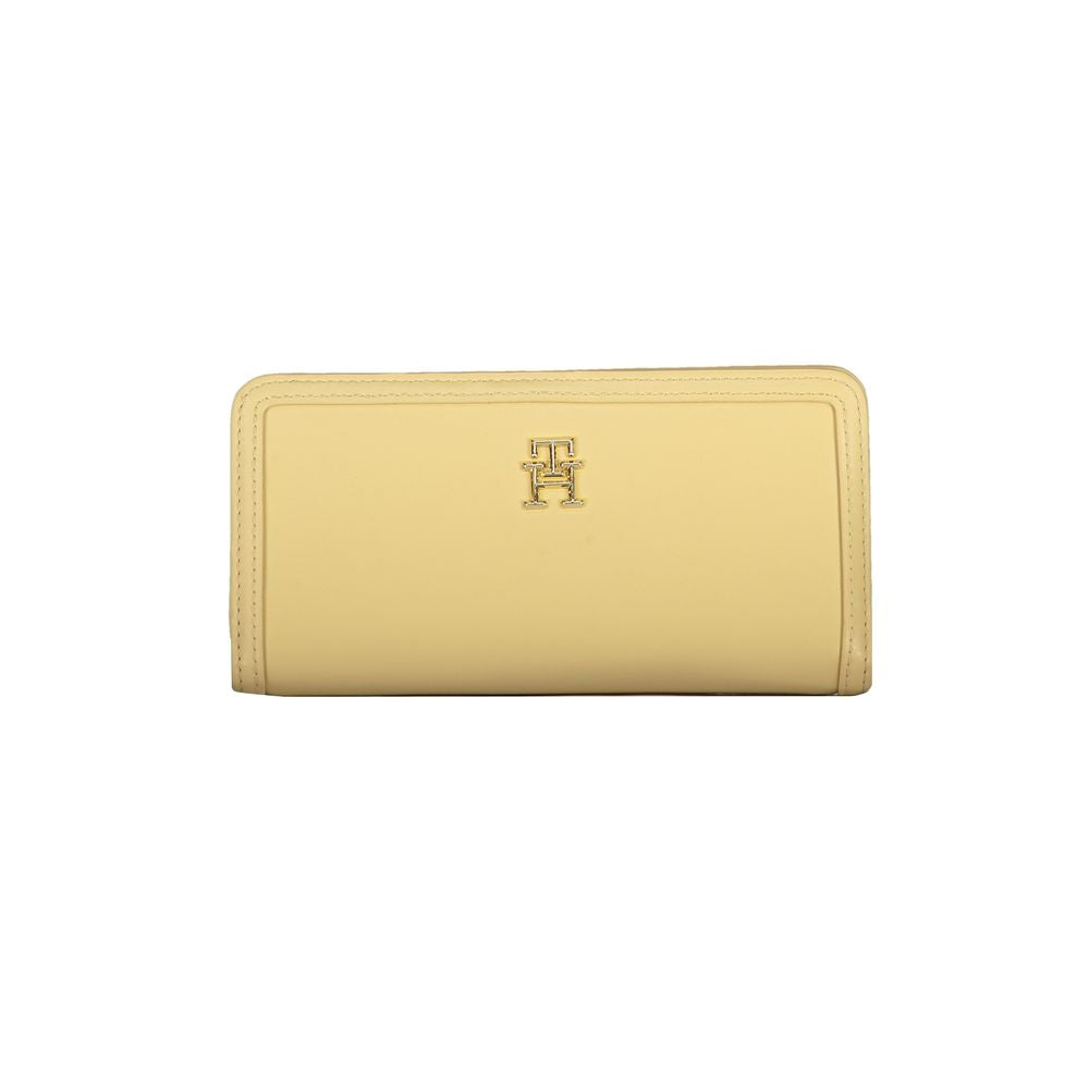 Portefeuille en polyéthylène beige Tommy Hilfiger
