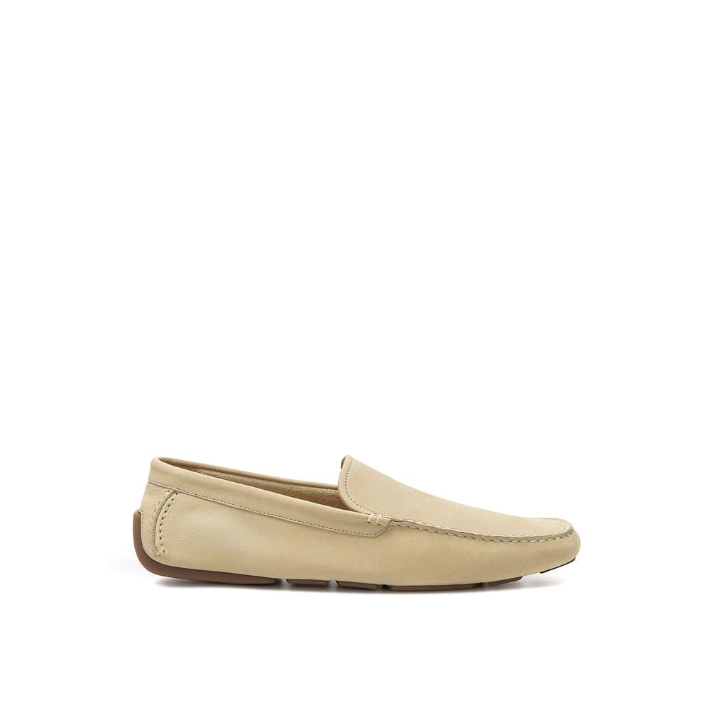 Bally mocassins van beige leer